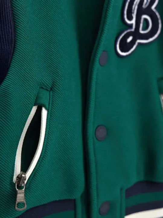 Kids Short Green Bomber
