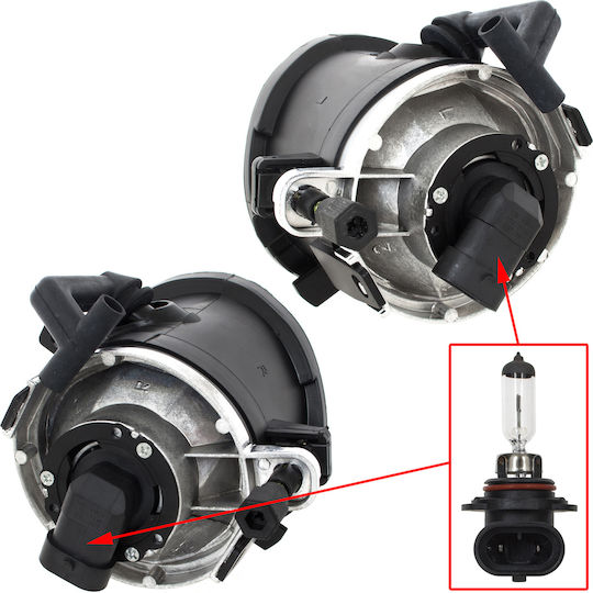 Bmw 3 E46 M-package M3 98-04 Smoked Halogen Lights Left + Right 2 Pcs Set
