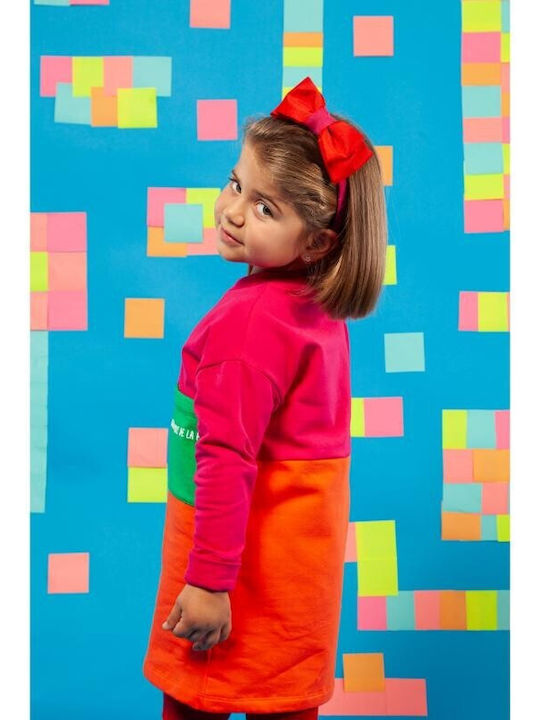 Girls' Tricolour Dress