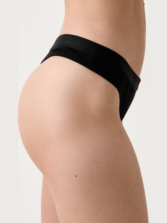 Damen-String Schwarz