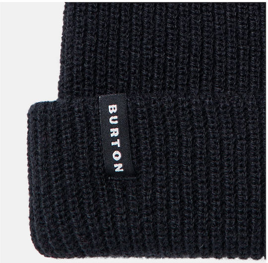 All Day Long Beanie Men's Knitted Beanie in Black