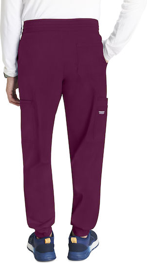 Cherokee Pantaloni Medicali Bărbătești Burgundy