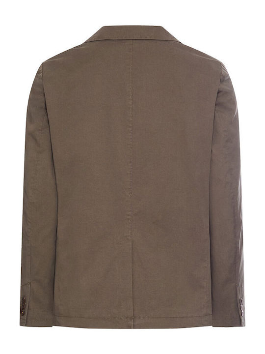 Camel Active Sacou Bărbătesc cu Croială Regular Kaki