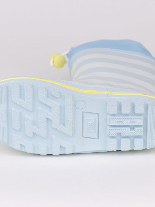 Kinder Gummistiefel mit Innenfutter Bluey Hellblaue