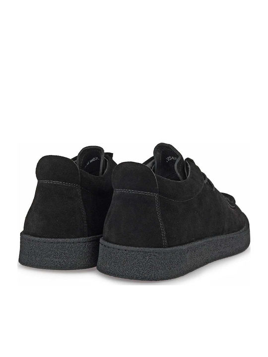 Black Suede Men's Casual Shoes