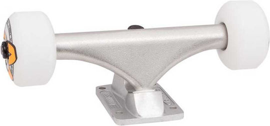 Bullet Achsen 130 mm mit 53-mm-Rollen in Silber
