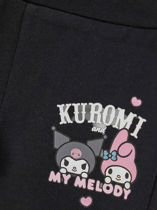 Kurze Schwarze Kinderleggings