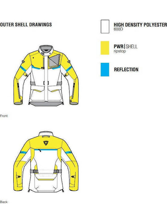 Outback 4 H2O Women's Motorcycle Jacket 4 Seasons Waterproof Blue