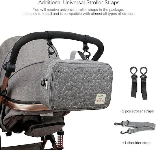 Queen Mother White Stroller Organizer