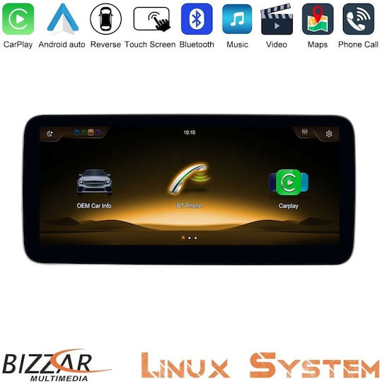 Bizzar Auto-Audiosystem für Mercedes-Benz B-Klasse 2015–2018 (Bluetooth/USB/WiFi/GPS/Apple CarPlay/Android Auto) mit 10,25-Zoll-Touchscreen