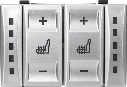 Ford Galaxy Ii 06-15 Seat Heating Switch Silver