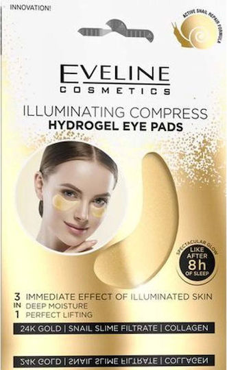 Eveline Illuminating Compress Hydrogel Eye patches 2τμχ