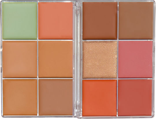 Revolution Everything Base Face Icon Complexion Palette Medium