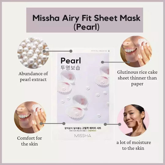 Missha Airy Fit Stoff (Sheet) Gesichts- & Augenmasken