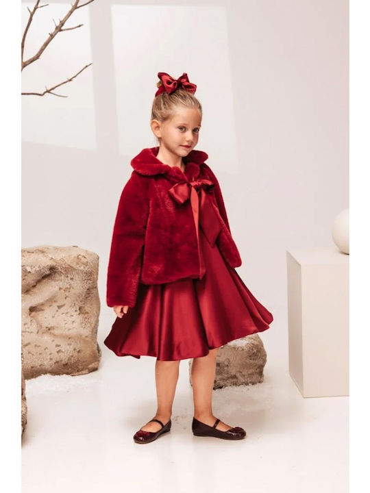 Baby Bloom Roter Taufmantel