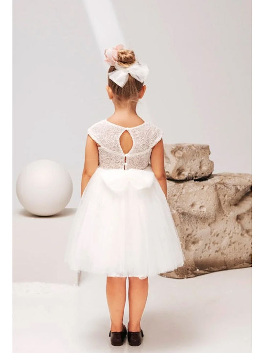 Baby Bloom Rochie Albă de Botez