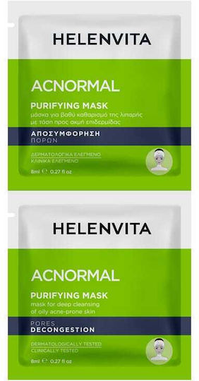 Helenvita Acnormal Face Mask 2 pcs x 8ml