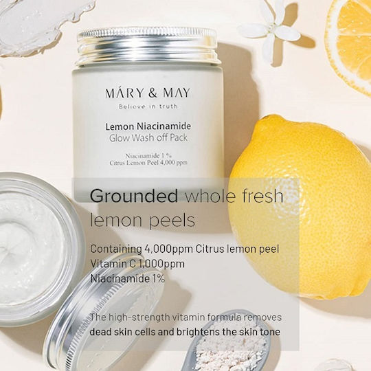 Mary & May Lemon Niacinamide Face Mask 125gr