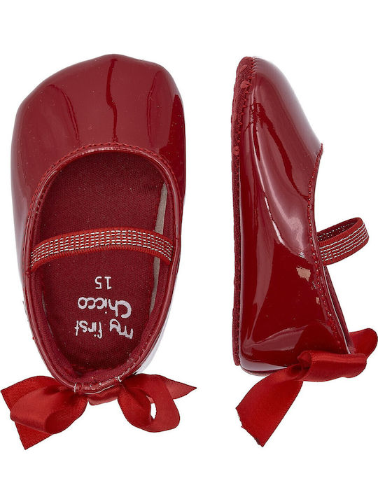 Chicco Rote Baby-Ballerinas zum Kuscheln
