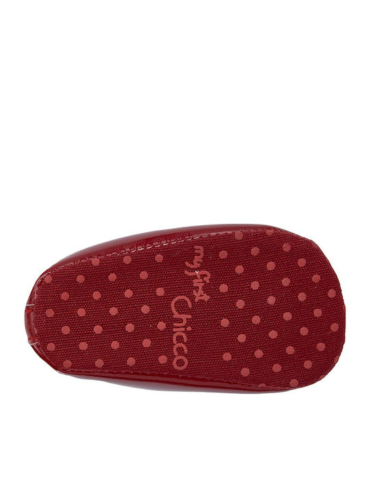 Chicco Rote Baby-Ballerinas zum Kuscheln