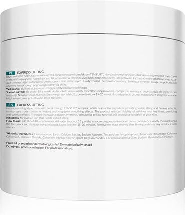 Apis Natural Cosmetics Express Lifting Μάσκα Προσώπου 200gr