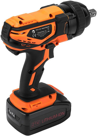 Kraft & Dele KD5465 Brushless Μπουλονόκλειδο Μπαταρίας 21V με Υποδοχή 1/2" & Hex