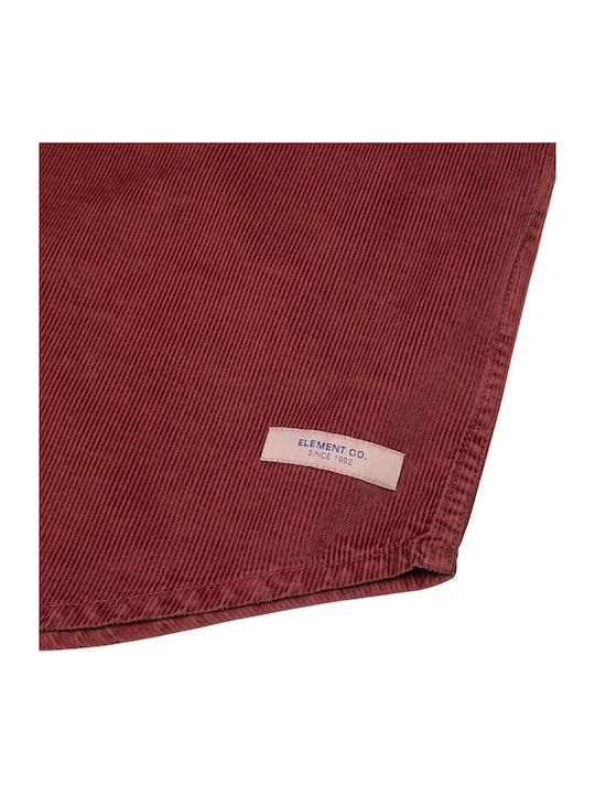 Long Sleeve Corduroy Shirt in Regular Fit Apple Butter