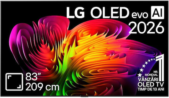 Smart телевизор 83" 4K UHD OLED W6 HDR (2026) OLED83W69LA