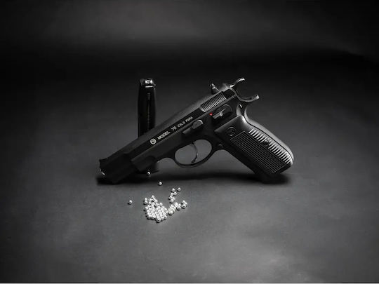 Asg Въздушен пистолет CO2 Cz75 Блоубек Метален 4.5mm