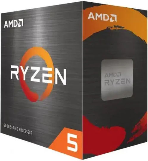 AMD Ryzen 5 5500F 3GHz Επεξεργαστής 6 Πυρήνων για Socket AM4 σε Κουτί με Ψύκτρα