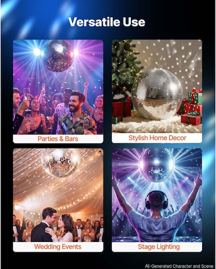 Vevor Glob disco cu oglindă