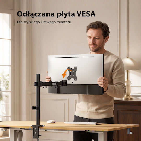SENSE7 Suport de Birou pentru Monitor de până la 32" cu Braț (960592)