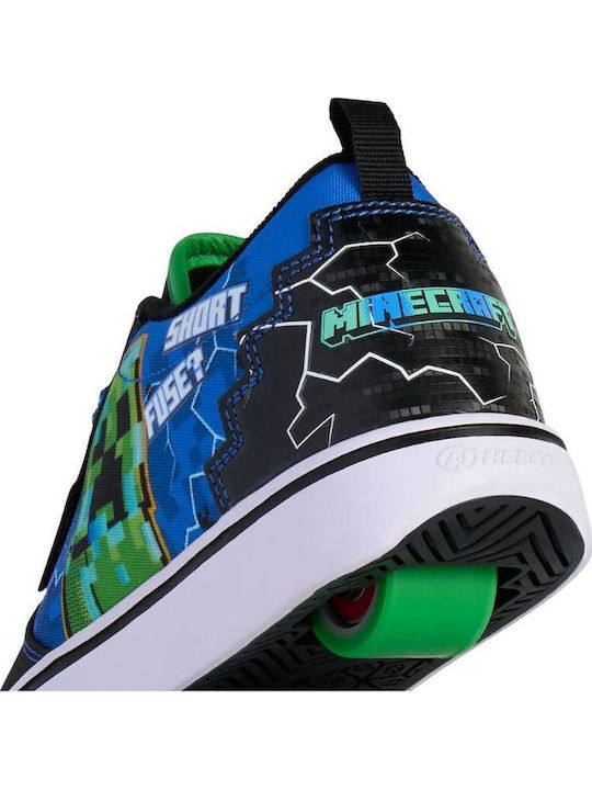 Kinder-Sneaker mit Rollen Schwarz
