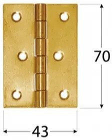 Domax Strap Hinge Zs 70 70x43x1.0 Mm