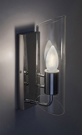 Rabalux Modern Lamp Bathroom with Socket E14 Silver 12cm