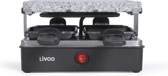Livoo Tabletop Electric Raclette Grill 600W 19.5x19.5 cm