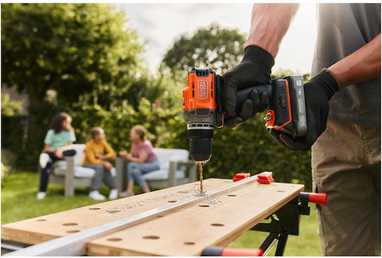 Black & Decker Bohrschrauber Batterie 18V 2x2Ah