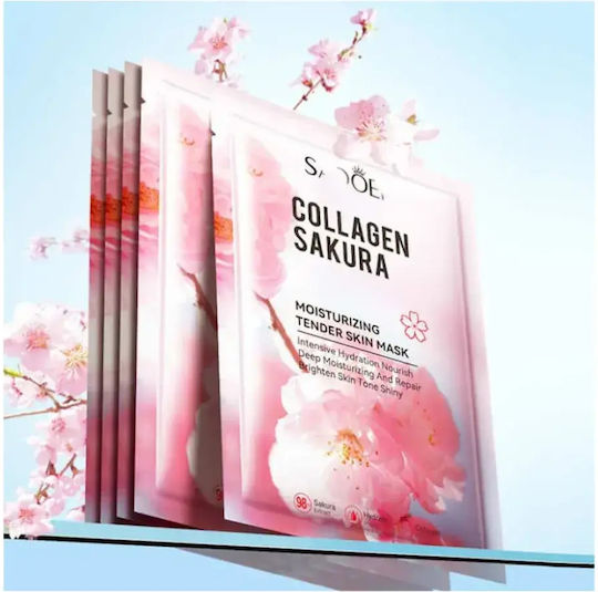 Hydrating Gesichtsmasken Collagen Kirschblütenextrakt