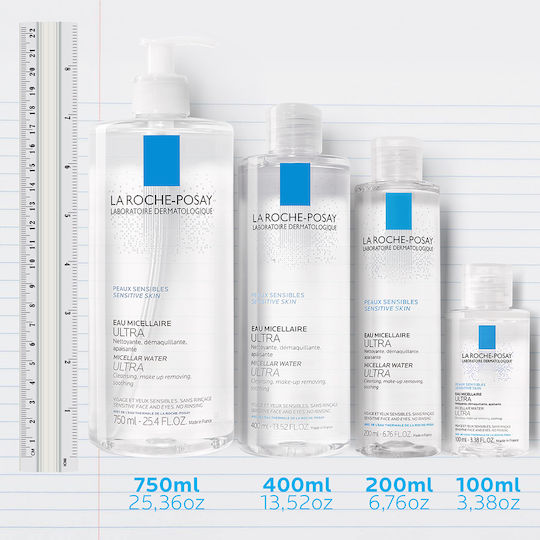 La Roche Posay Physiological Solution Micellar Water Makeup Remover for Face & Eyes 200ml