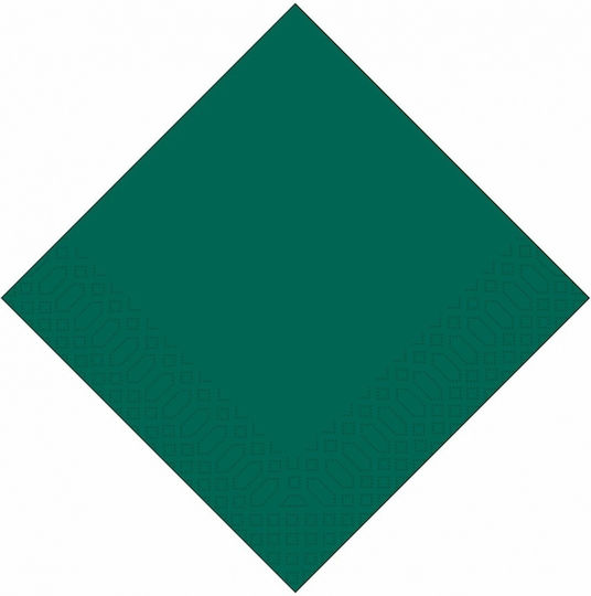 Finezza Șervețel Luxury 2F Verde 33x33cm. 85buc