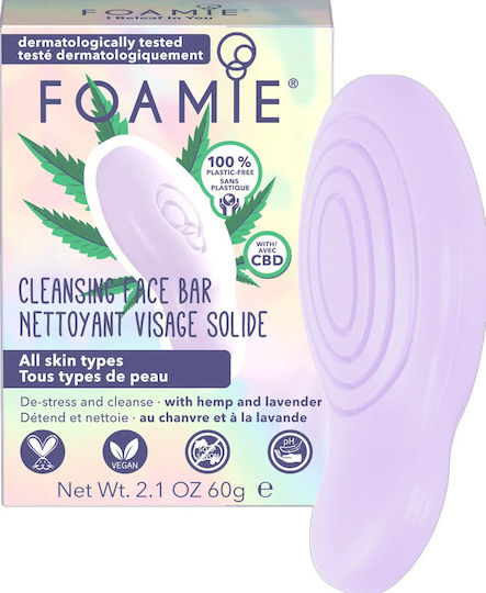 Foamie I Beleaf In You Facial Cleansing Soap Bar with Moisturizing Action 60gr