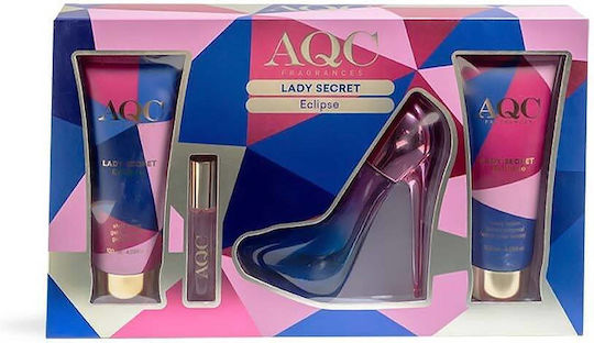Lady Secret Eclipse Дамски Комплект с Парфюмна Вода, 4 бр