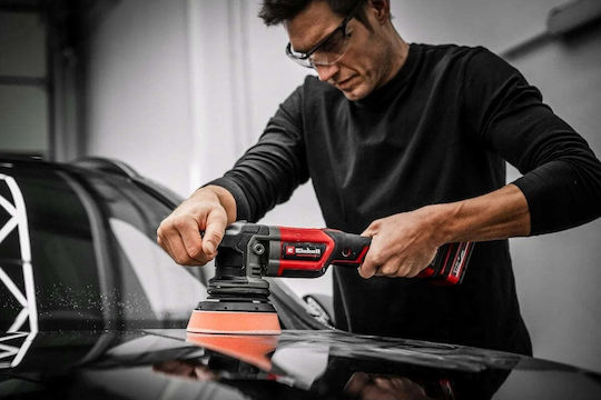 Einhell CP-EP 18/125 Li BL Ексцентрик Аполираща Машина Brushless 18V Solo с Скорост 500-3800rpm и Регулиране на Оборотите