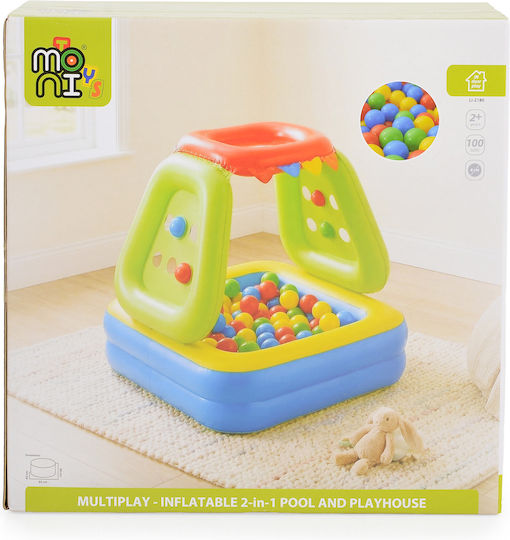 Moni Piscină cu bile Multicoloră pentru copii de peste 2 ani