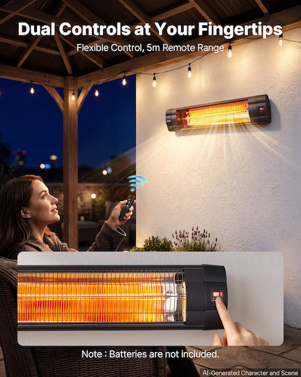 Heater Electric Infrared Heater With Power 2.5kW