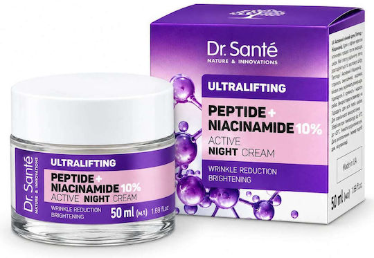 Cremă Hidratantă De Față De Noapte Cu Niacinamidă Și Peptide 50ml