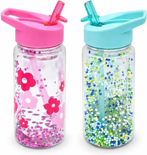 Melii Kinder Trinkflasche mit Strohhalm Melii 300 ml