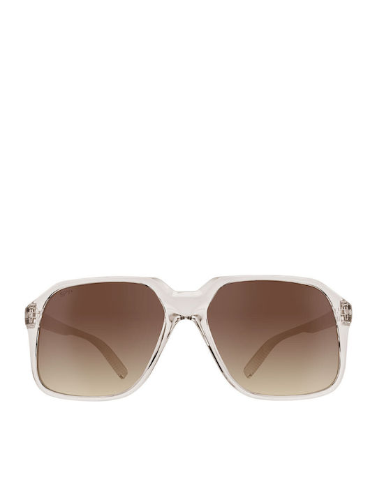 Hot Spot Unisex Sonnenbrillen mit Braun Horn umrandetem Rahmen und Braun Polarisiertem Glas