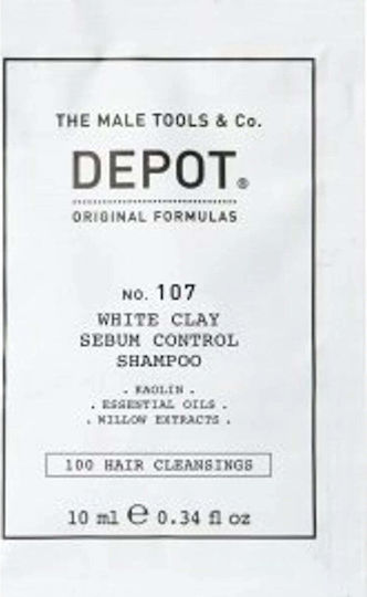 100 Haarreinigung Nr. 107 Kaolin Shampoo Regulation Übermäßiges Sebum 10 ml