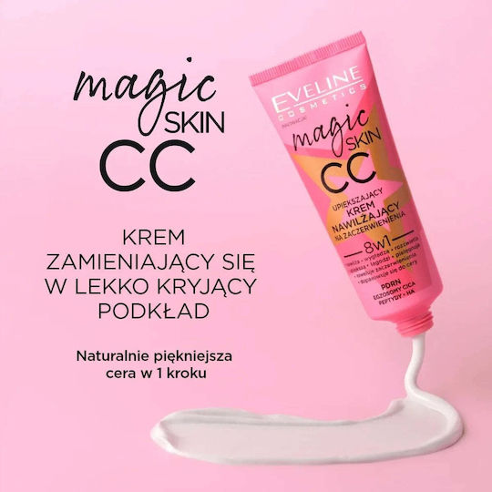 Eveline Magic Skin CC Face Day Cream for Moisturizing & Redness 30ml